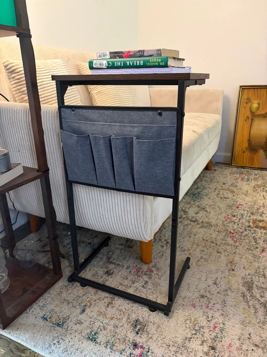 C-Table with Side Organizer