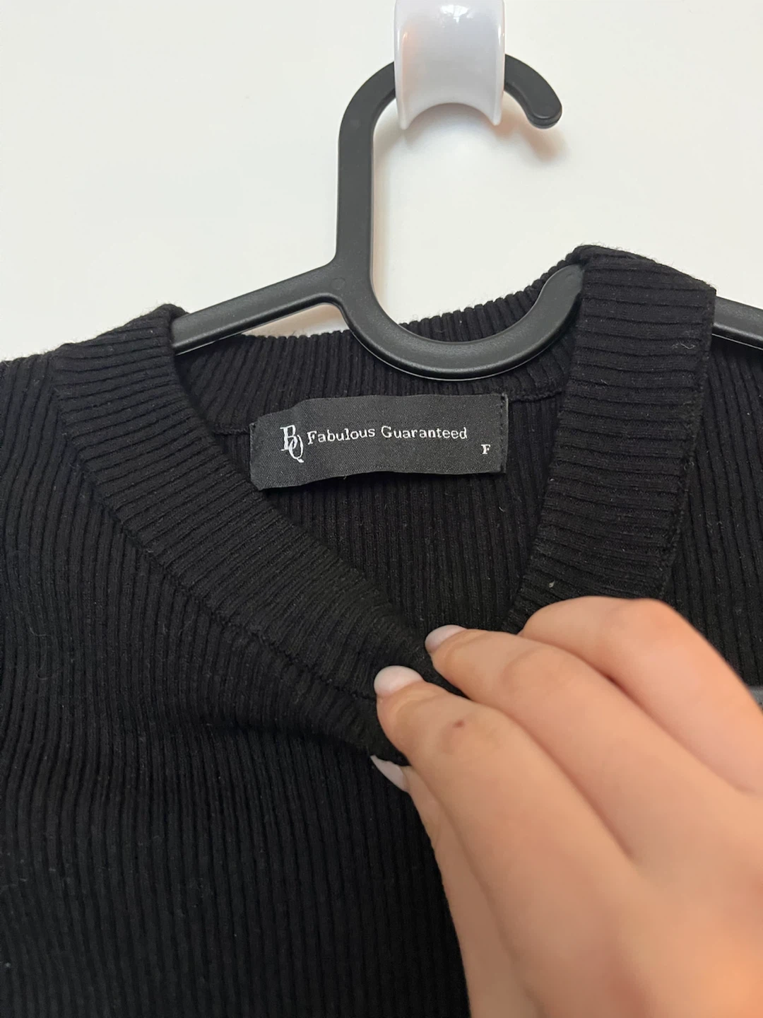 Very cute Fabulous Guaranteed Black Cut-Out Sweater - photo 2