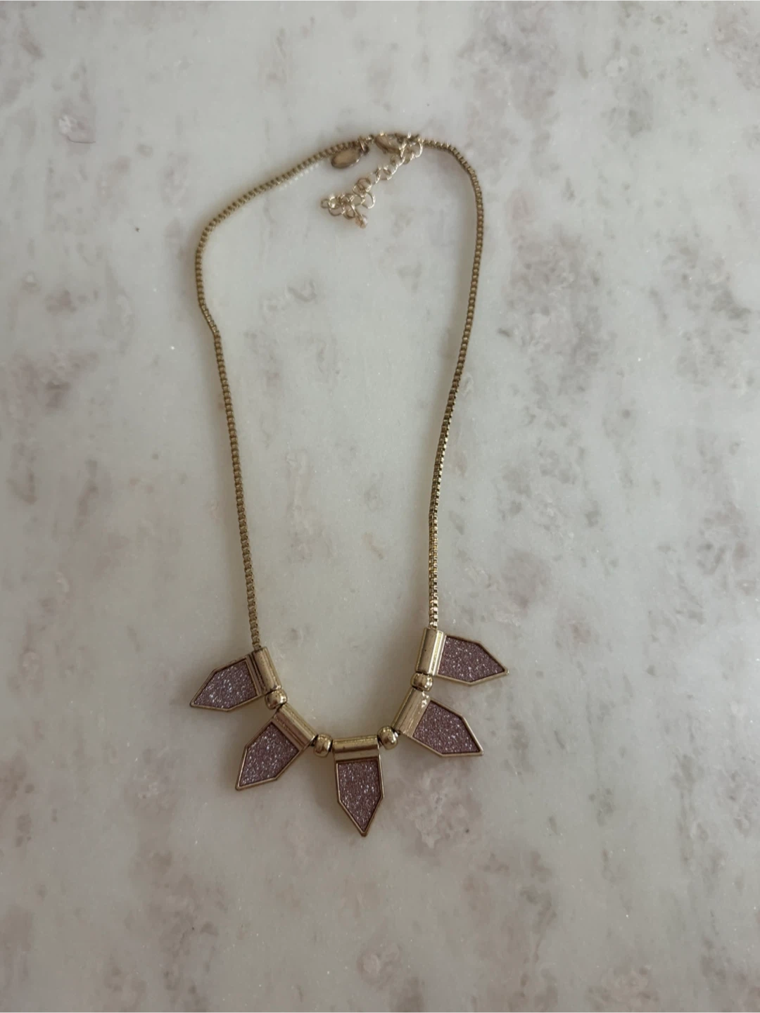 Gold Tone Statement Necklace