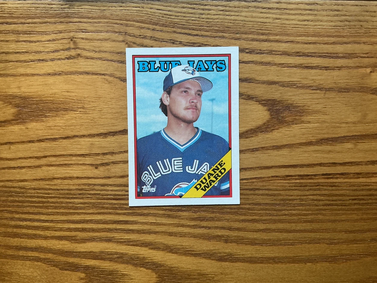 1988 Topps Duane Ward Toronto Blue Jays Card #696 - photo 3