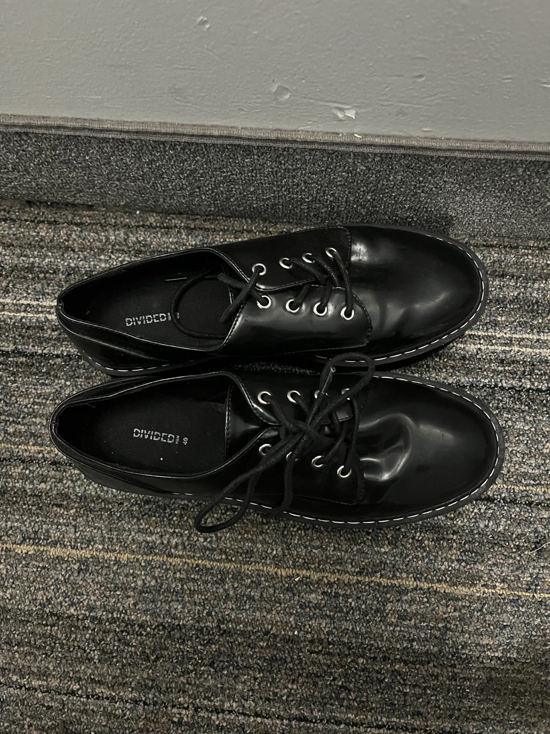 Divided Black Platform Shoes - Size 40 - photo 4