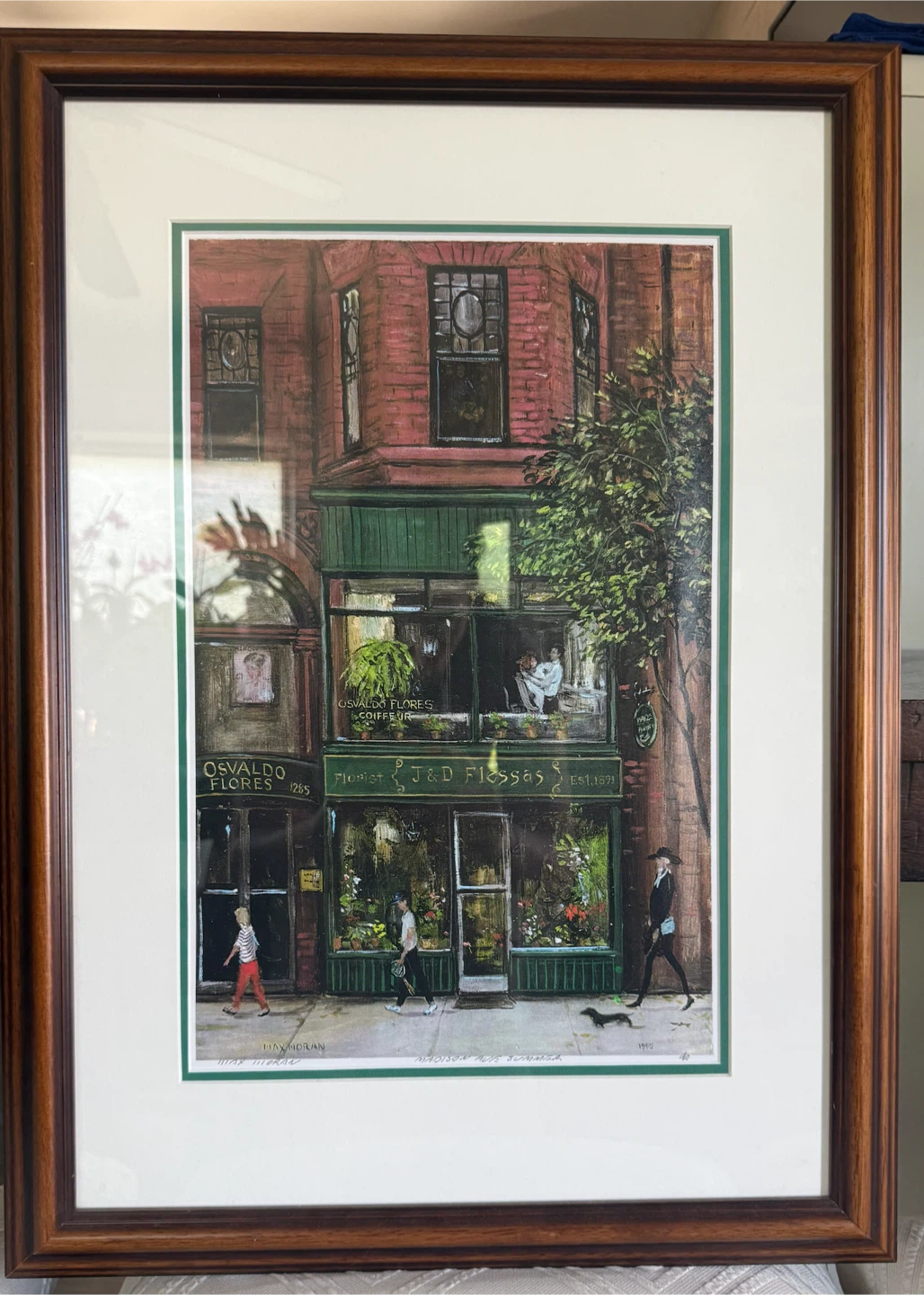 Max Moran “Madison Ave Summer” Limited Edition Framed Print
