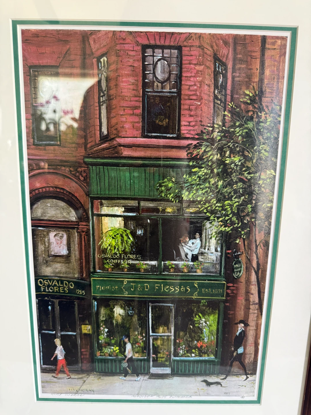 Max Moran “Madison Ave Summer” Limited Edition Framed Print - photo 2