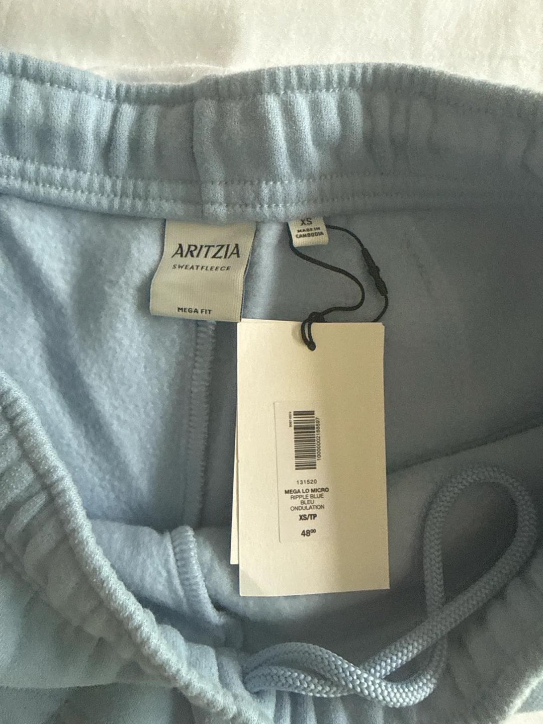 ARITZIA Mega Lo Micro Fleece Shorts XS - photo 3