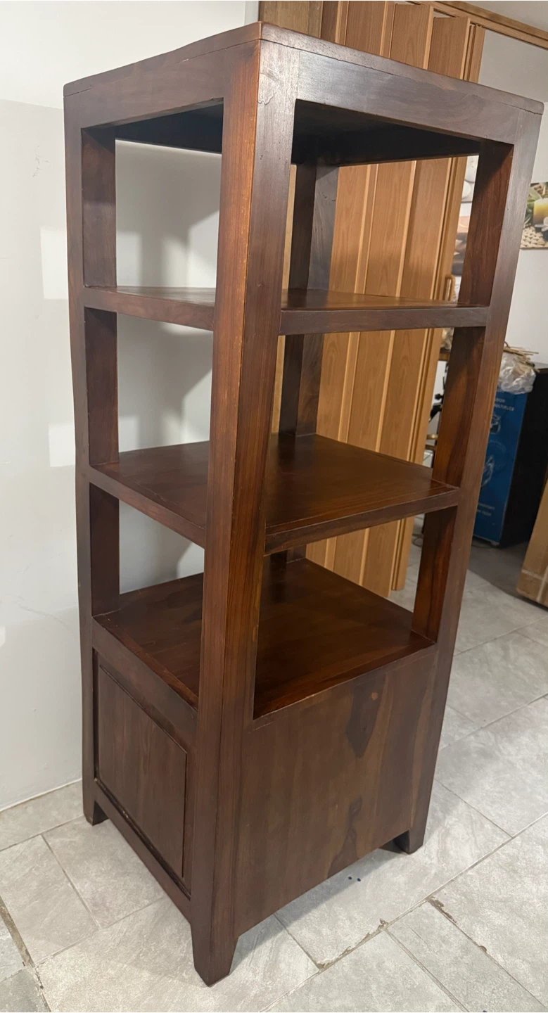 Solid Wood Display Bookcase / Storage Cabinet - photo 4