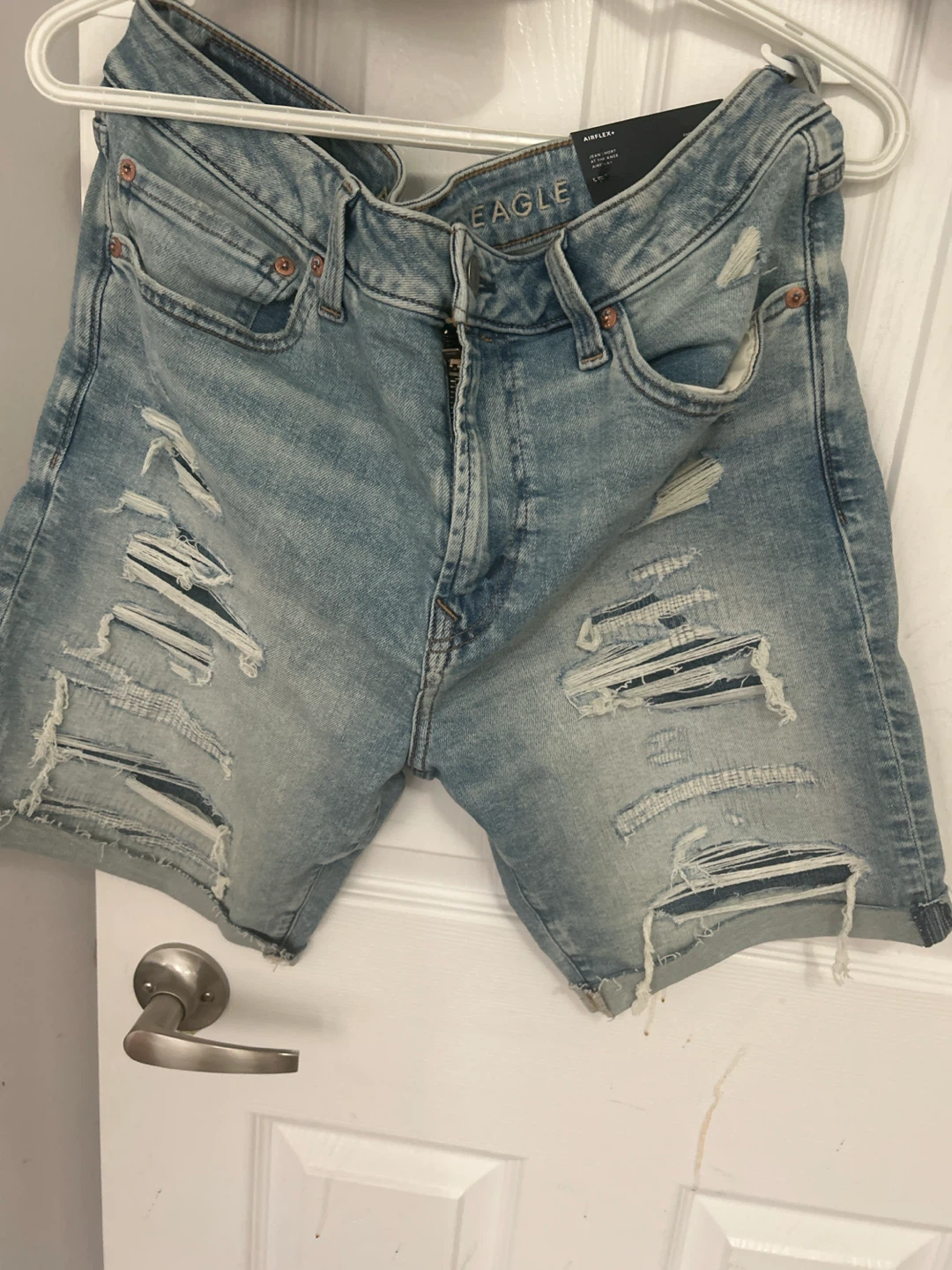 American Eagle Ripped Jean Shorts