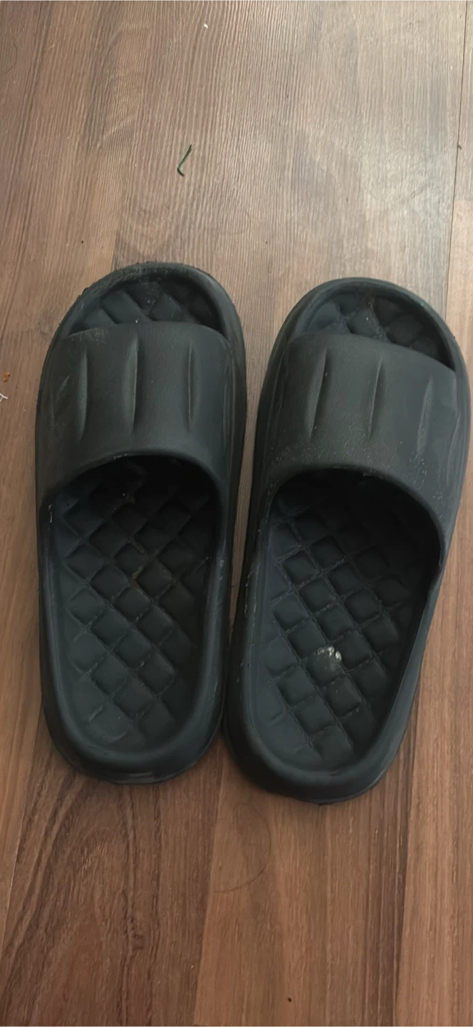 Black Slide Sandals