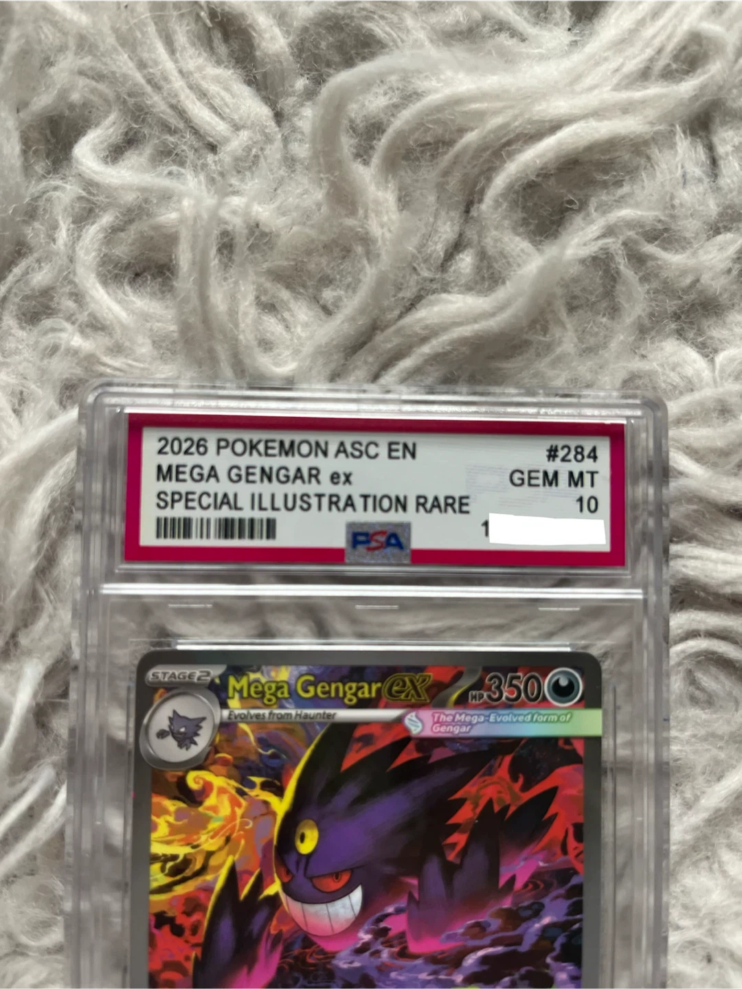 PSA 10 Mega Gengar EX 284/217 Ascended Heroes Pokemon TCG - photo 4