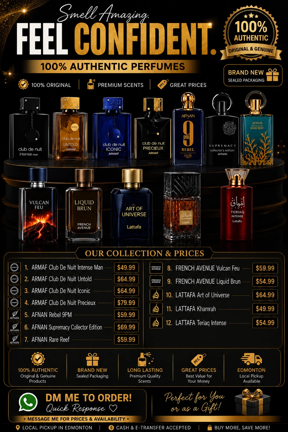 🔥 Authentic Armaf, Afnan & Lattafa Perfumes | Best Prices  🔥