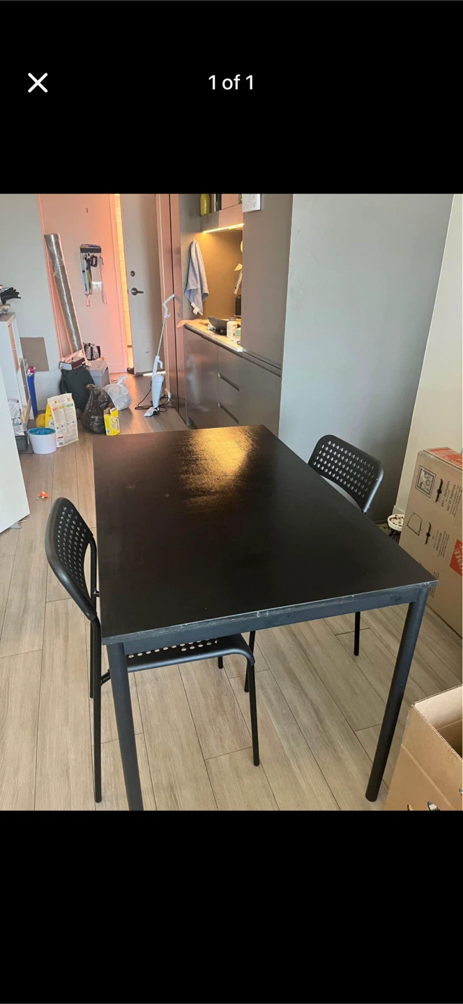 Ikea Dining Table and Chairs Set