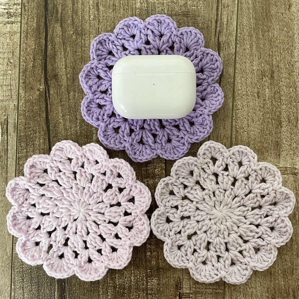BRAND NEW 🥕 Handmade Crochet Coasters - photo 2