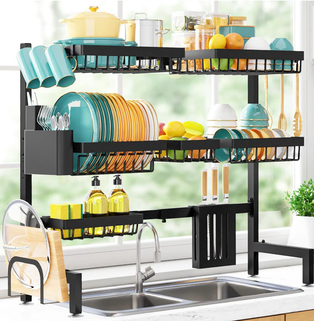 New in Box Over The Sink Dish Drying Rack