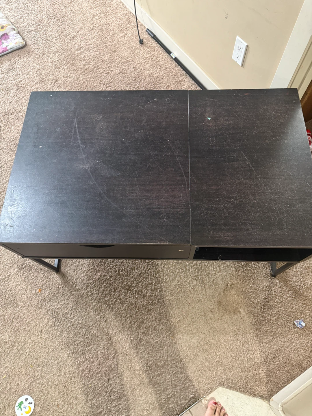 Table with Storage - photo 2