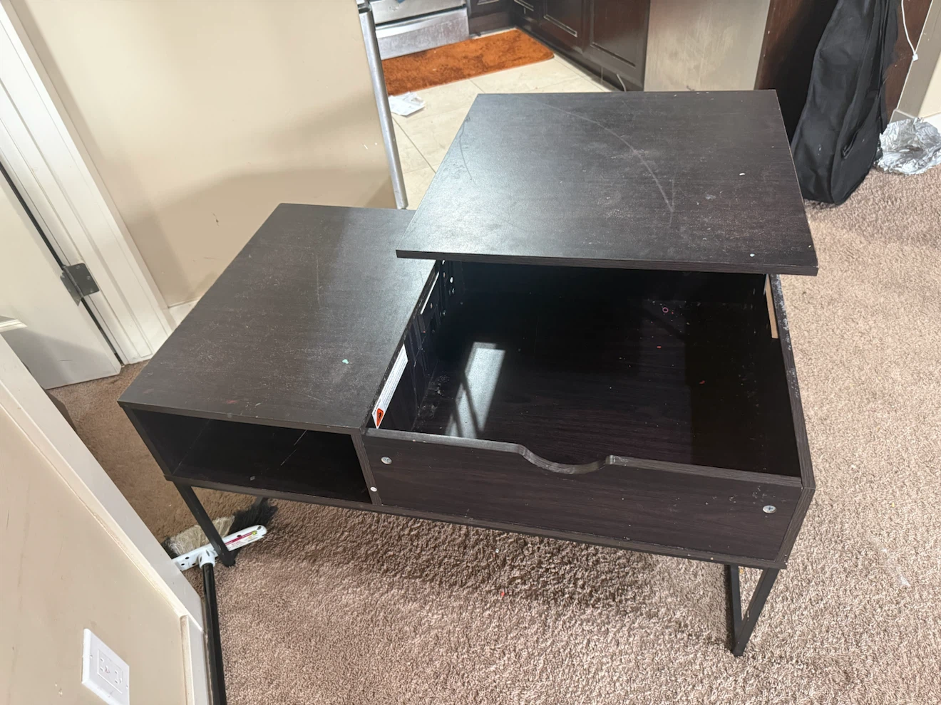 Table with Storage - photo 4