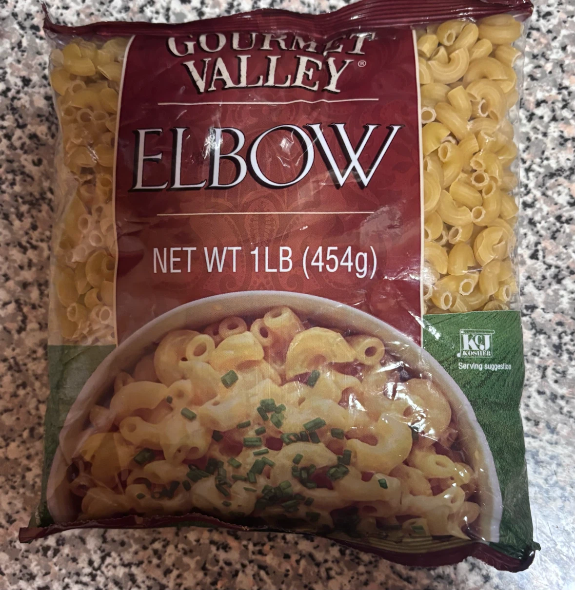 Gourmet Valley Elbow Macaroni 1LB