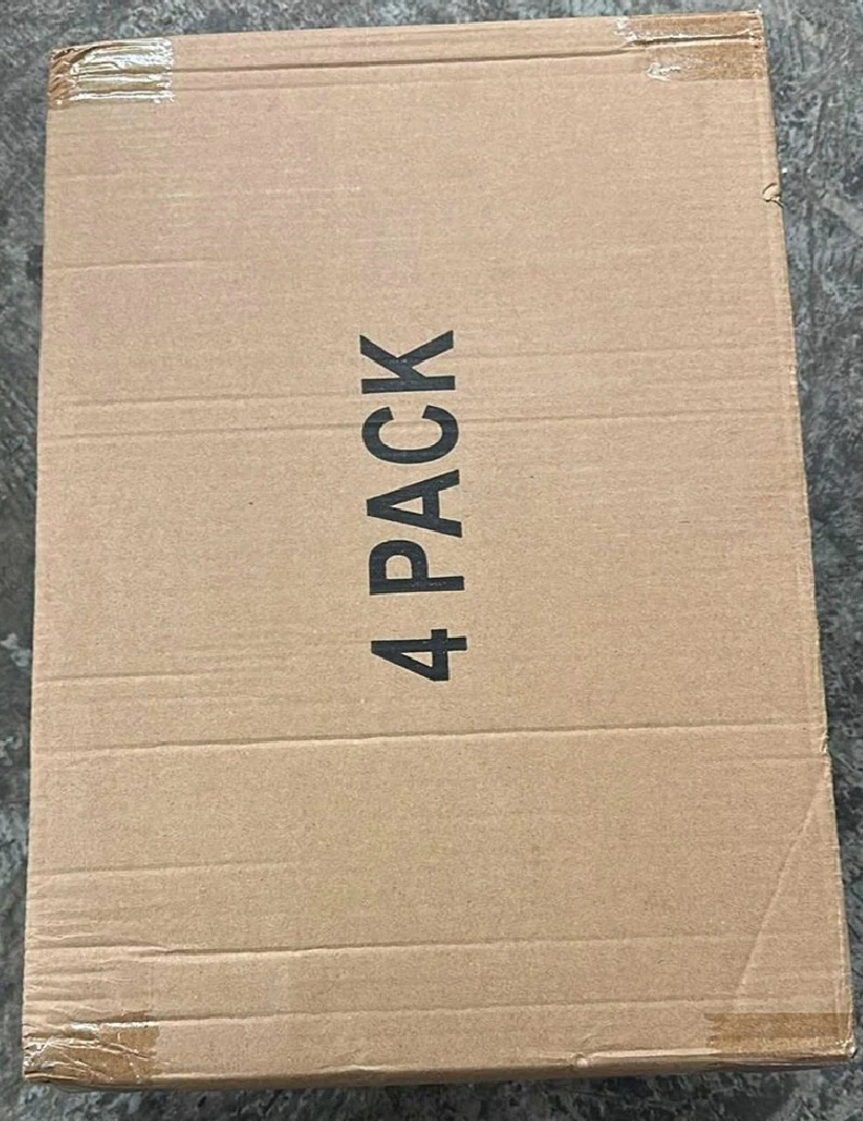 New in Box Folding Storage Bins with Lids 4-Pack - photo 5