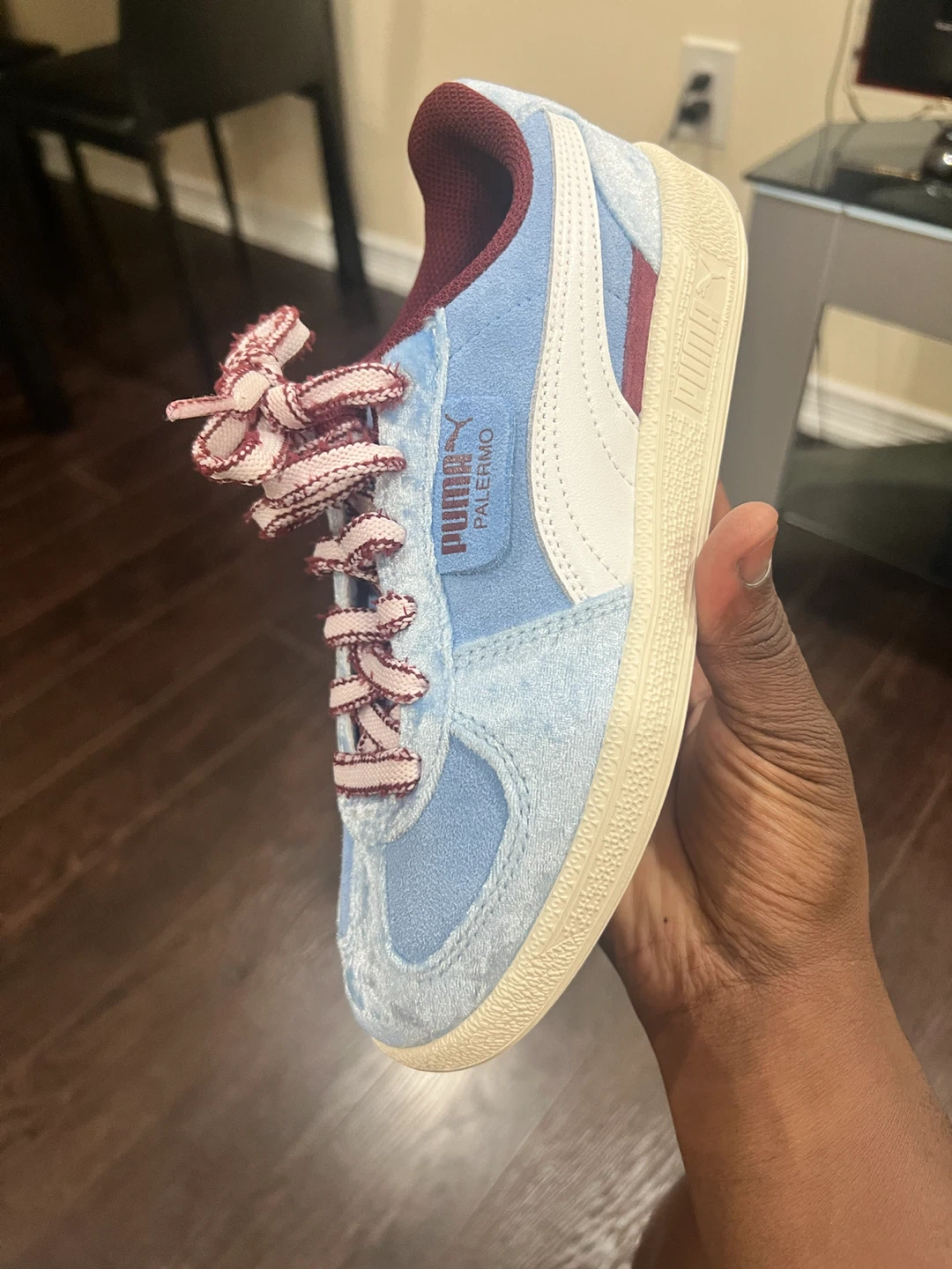 Woman Puma Palermo Light Blue Sneakers size 6 - photo 2