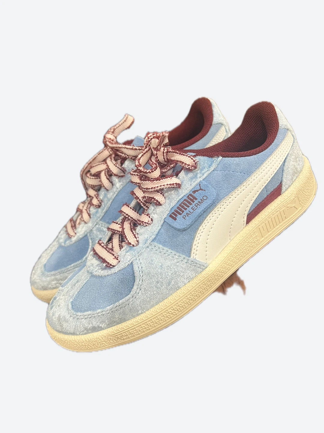 Woman Puma Palermo Light Blue Sneakers size 6