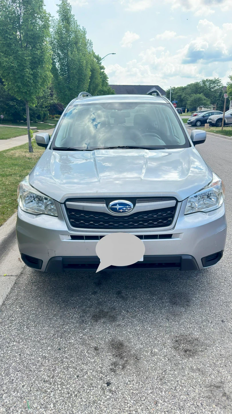 Silver Subaru Forester SUV