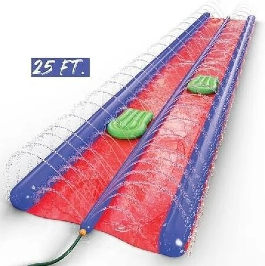New Stargo Double Lawn Water Slide, 25Ft