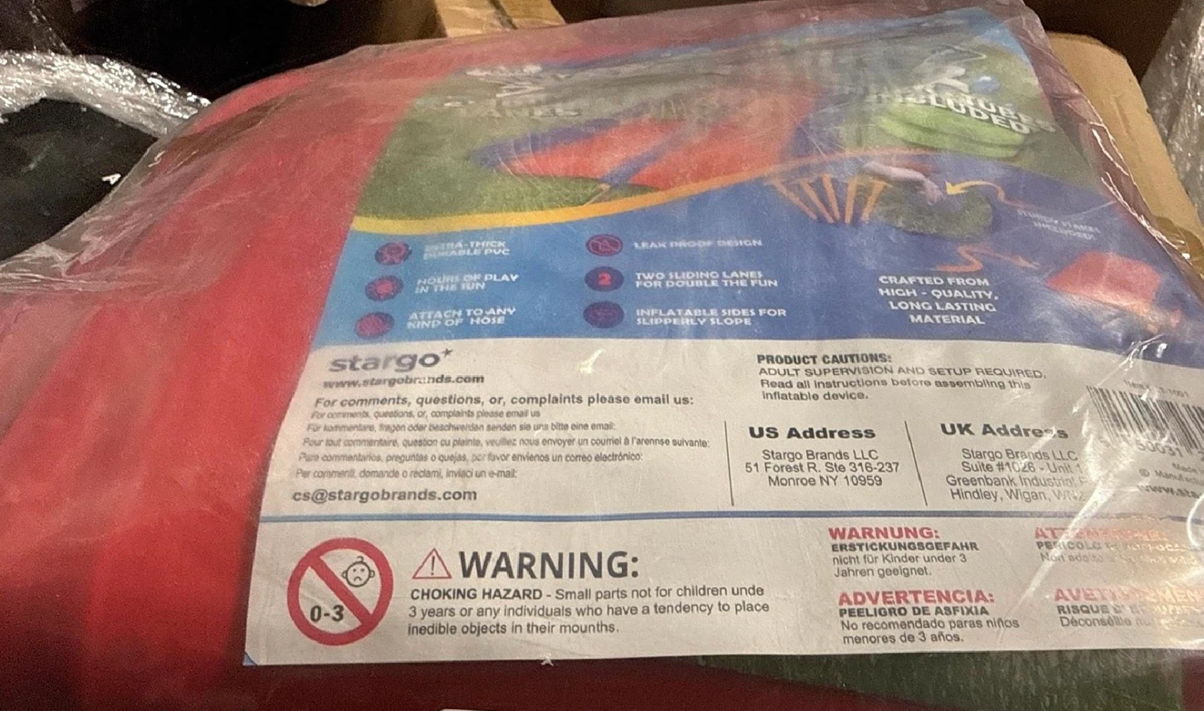 New Stargo Double Lawn Water Slide, 25Ft - photo 3