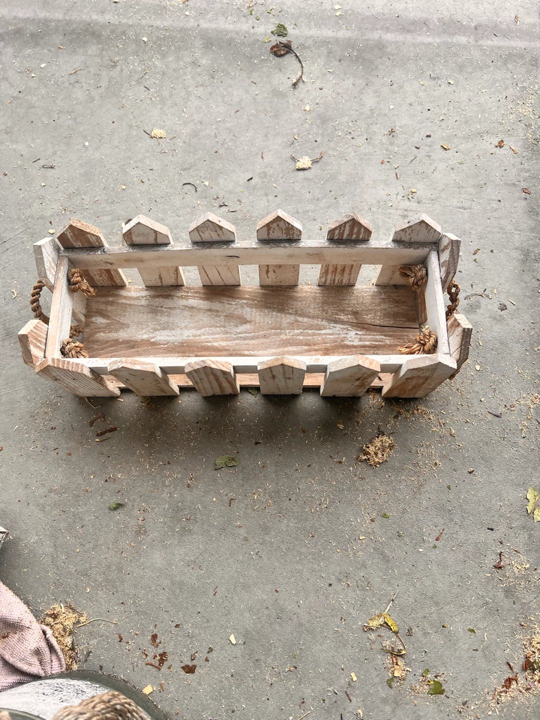 Wooden Picket Fence Planter Box - photo 2