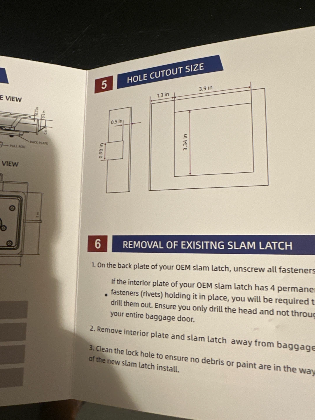 ZEALBON Slam Latch RV Door Lock - photo 2