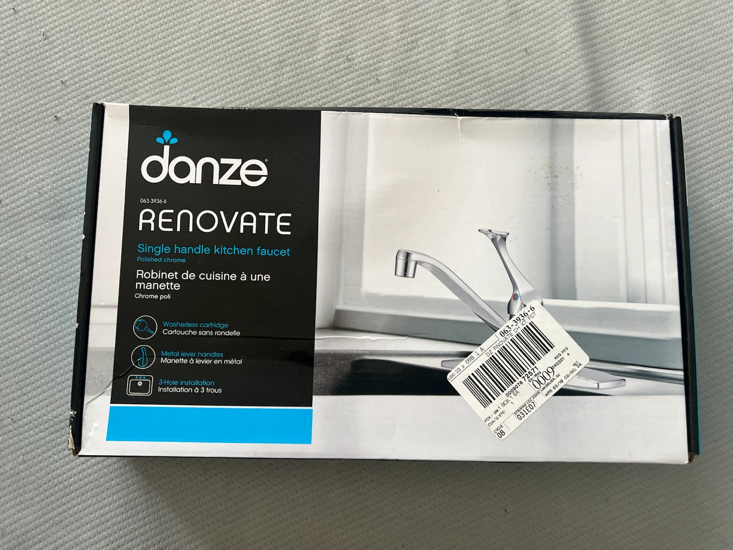 Danze Renovate Single Handle Kitchen Faucet