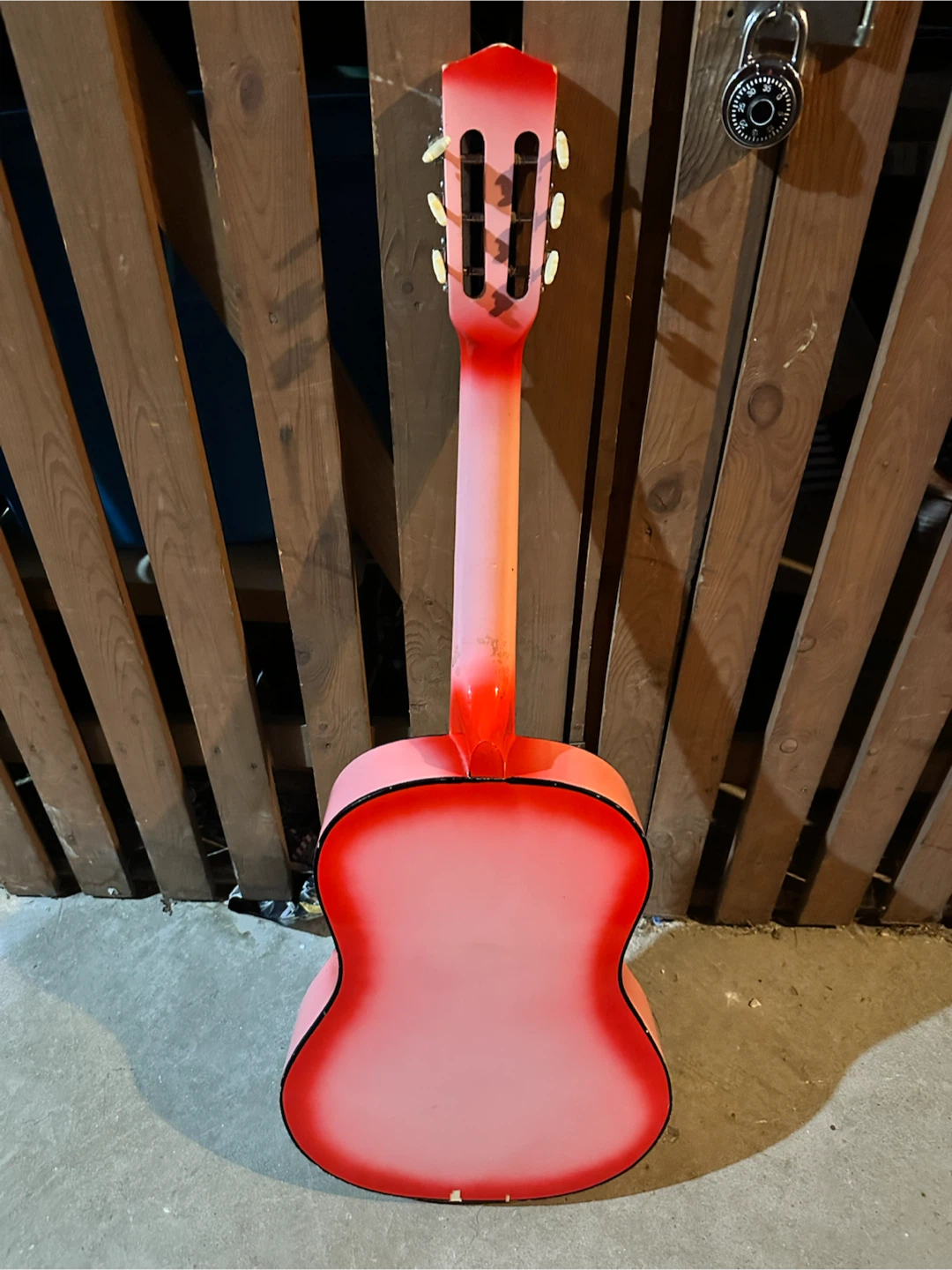 Acoustic Guitar - Red/Pink Gradient with bag - photo 2