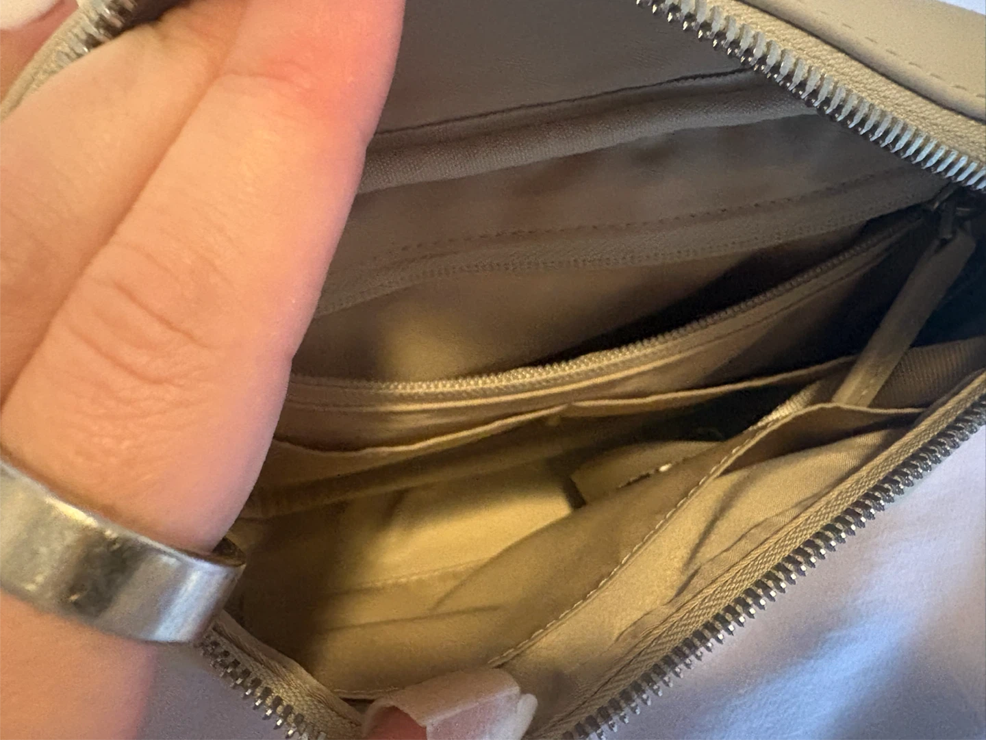 BN Monos Metro Sling Bag - Ivory Vegan Leather - photo 3