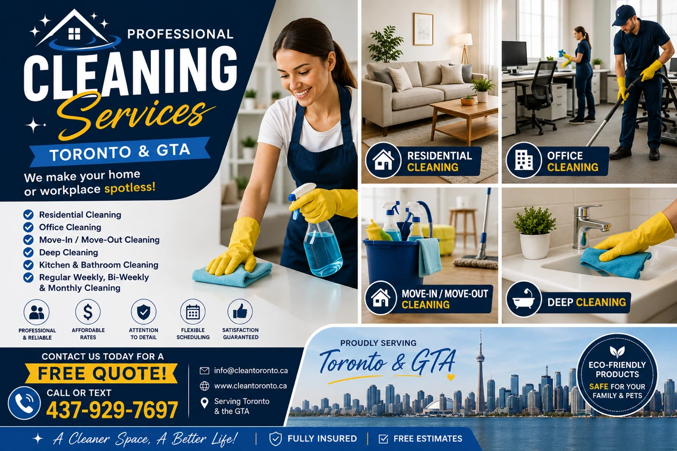Professional Cleaning Services Toronto & GTA