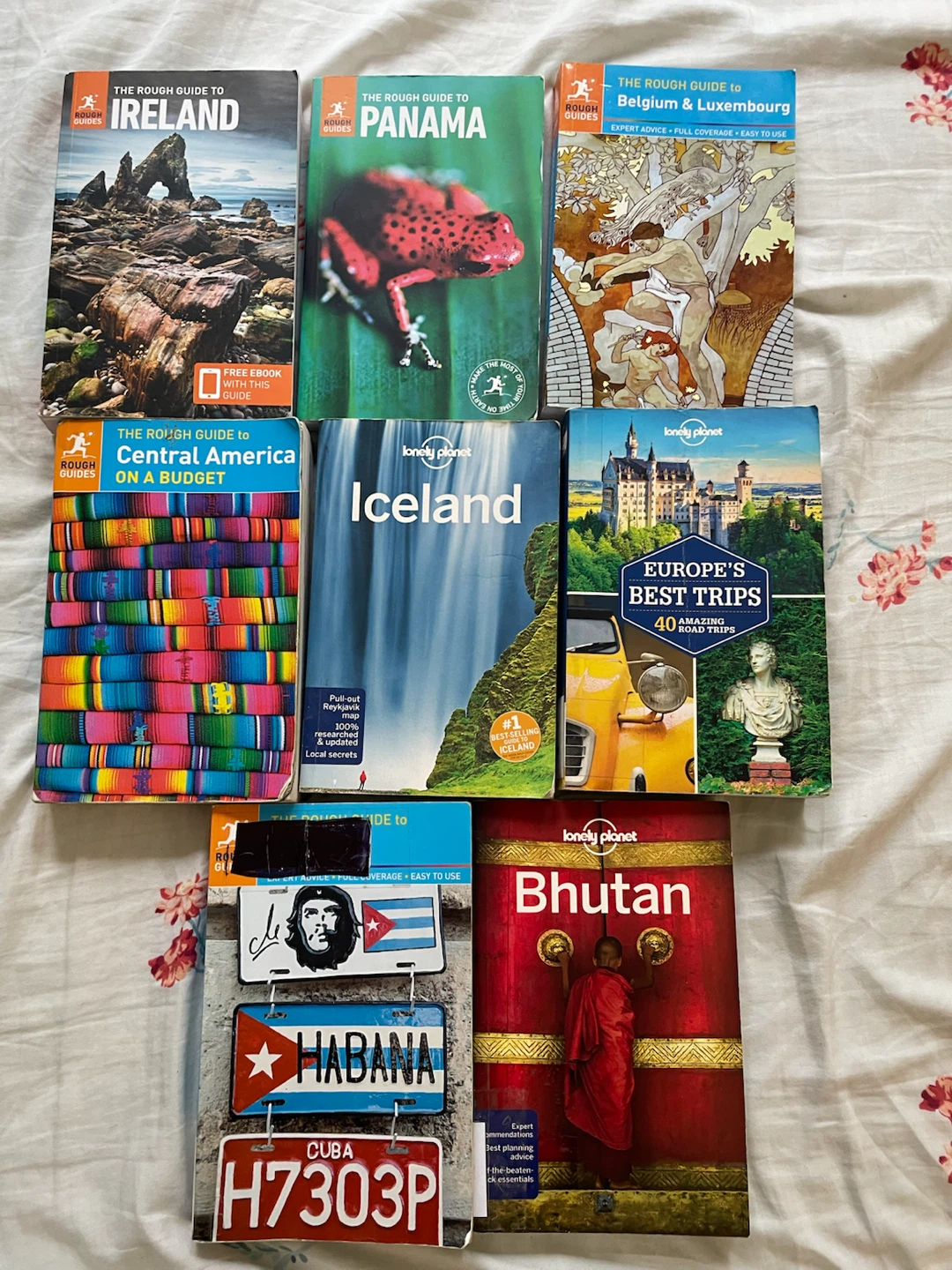 Assorted travel guides