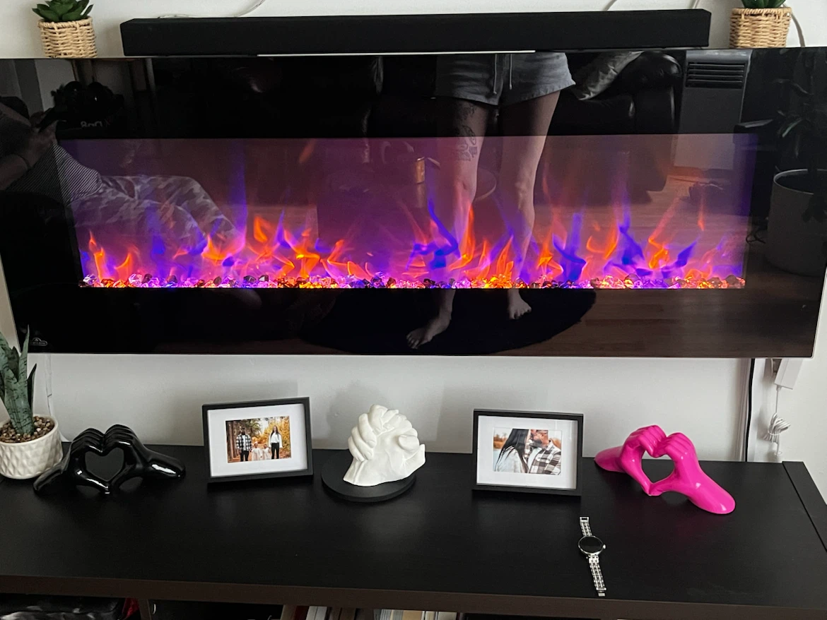 Napoleon 137.2 cm (54 in.) Electric Wallmount Fireplace - photo 3