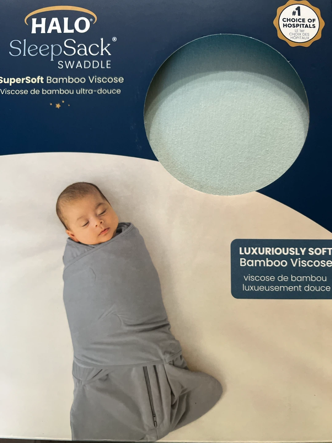 HALO SleepSack Swaddle - Bamboo Viscose - 0-3 Months