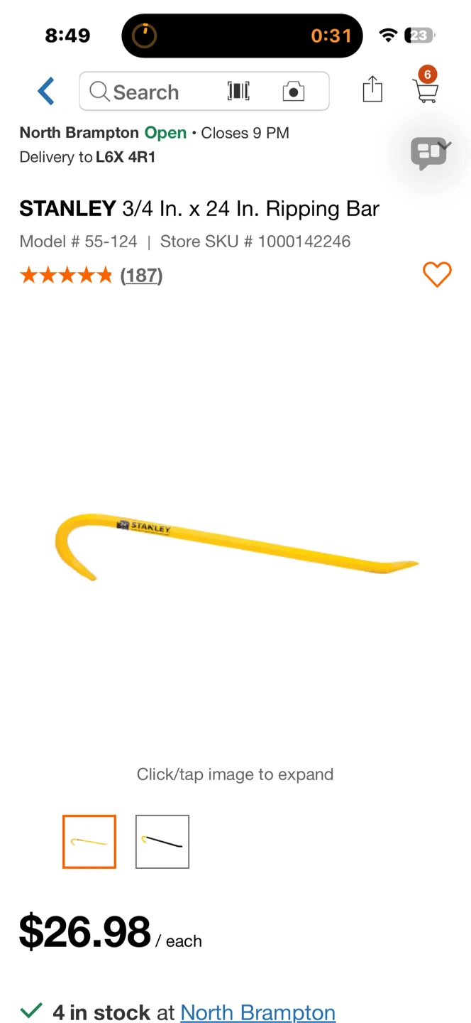 Yellow Pry Bar - photo 2