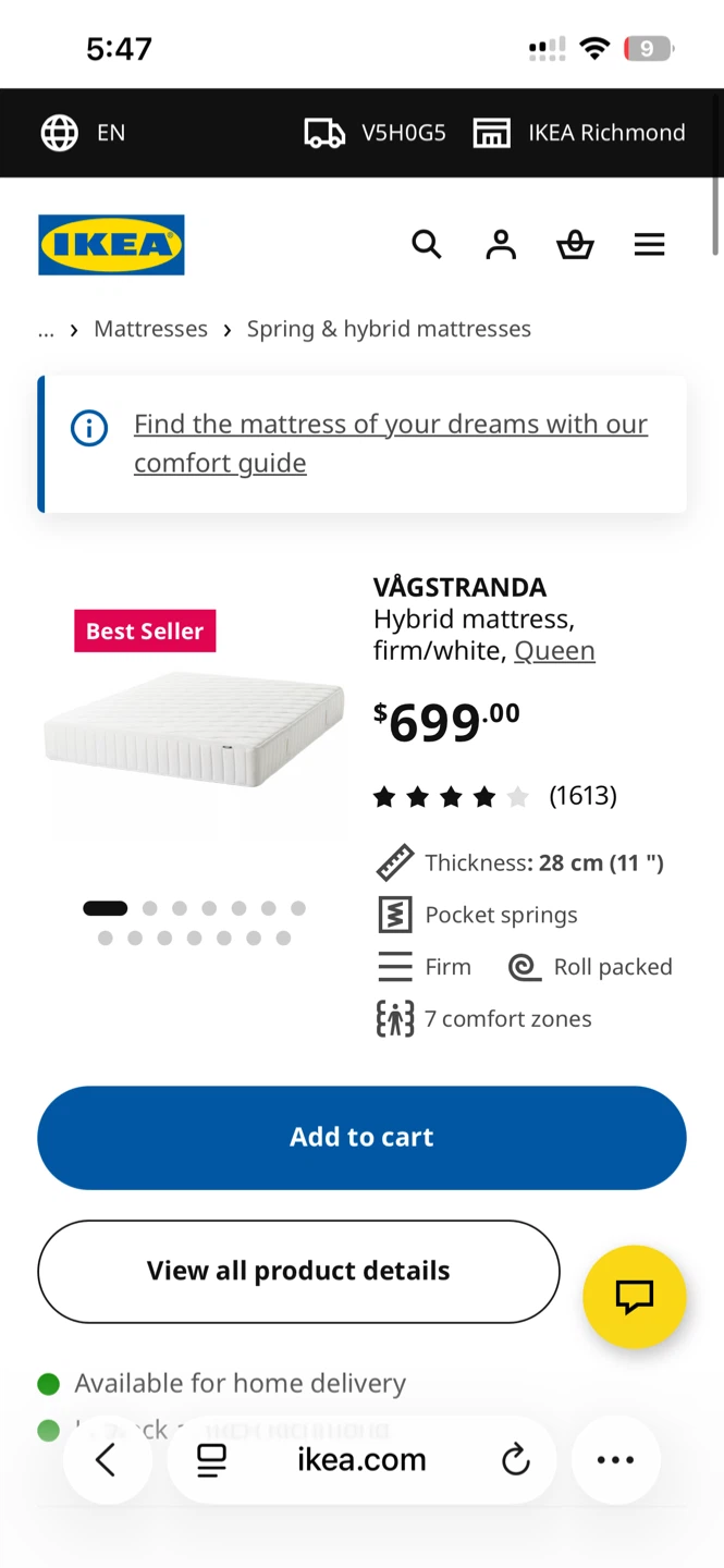 IKEA Queen Size Bed frame and Mattress and Topper - photo 2