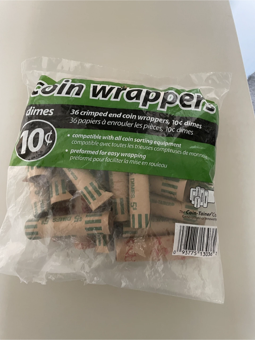 10¢ Dime Coin Wrappers