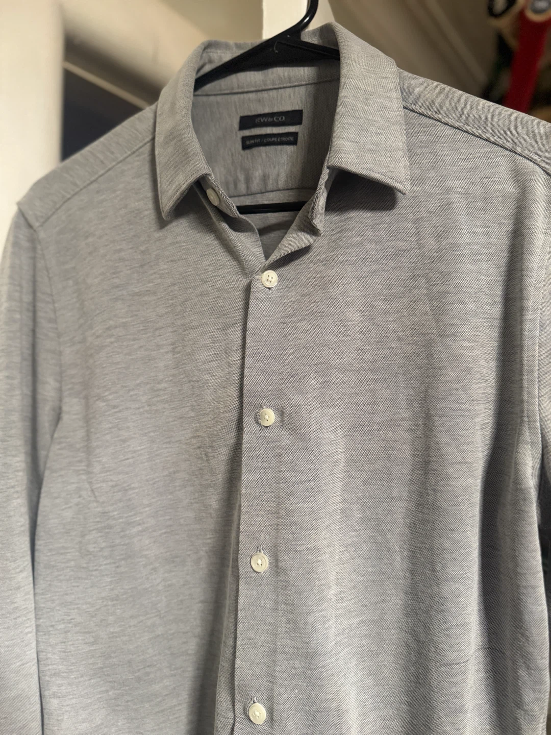 RW&CO. Slim Fit Dress Shirt – Grey/Silver - photo 4