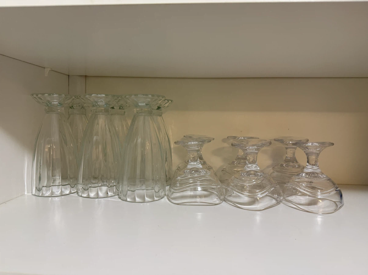 6* wine glasses + 6*shake glasses + 6*desert cups - photo 2