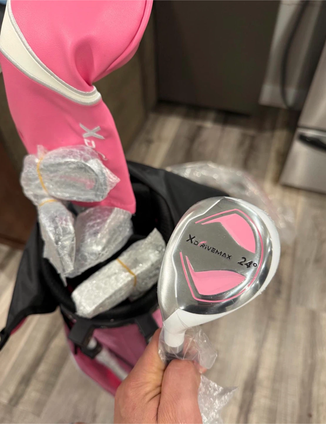 Xtremex 24° Golf Club Set with Pink Bag