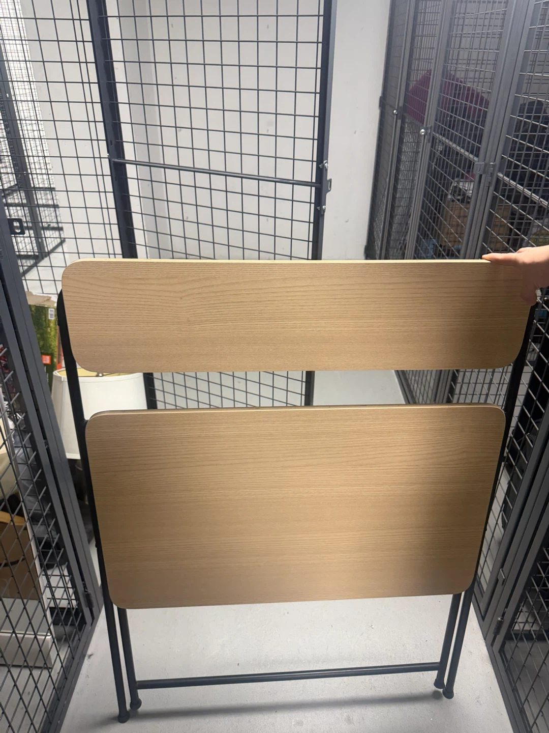 Wooden Folding Desk with Backrest - photo 2