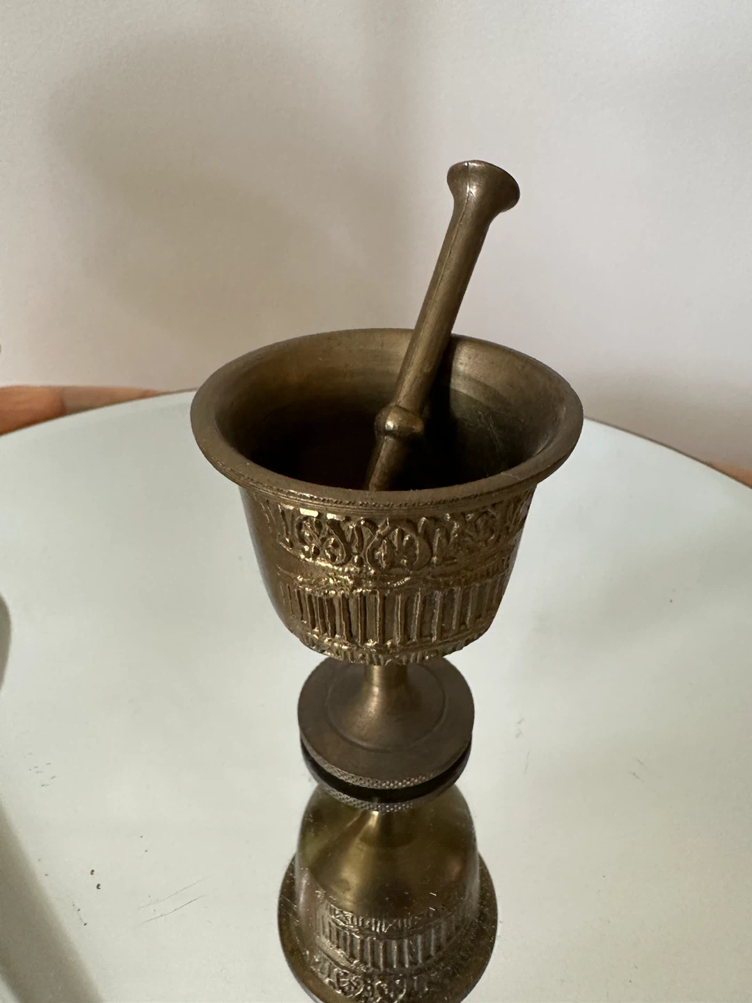 Brass Mortar and Pestle Set - photo 2