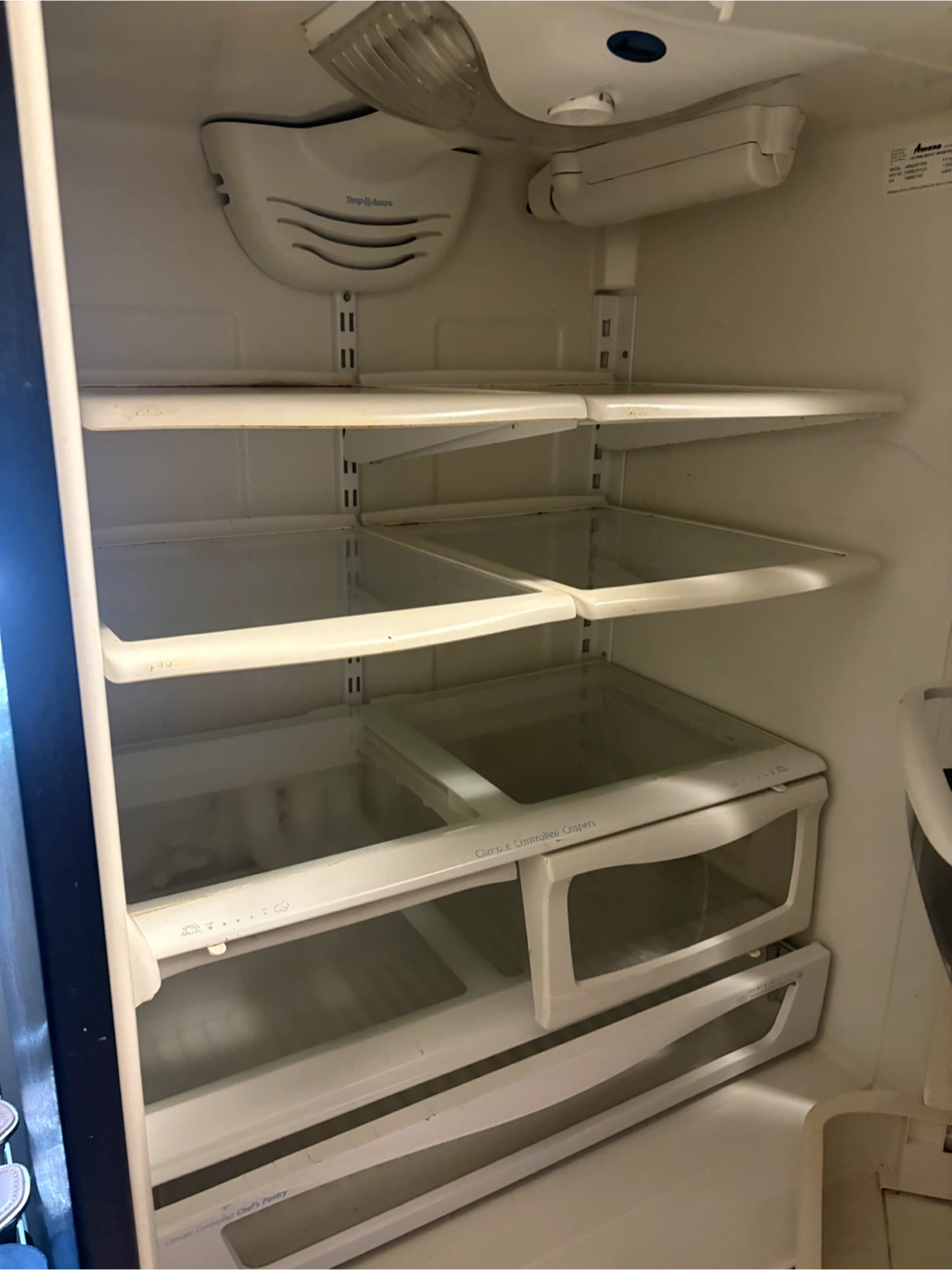 Amana Stainless Steel Refrigerator - photo 2