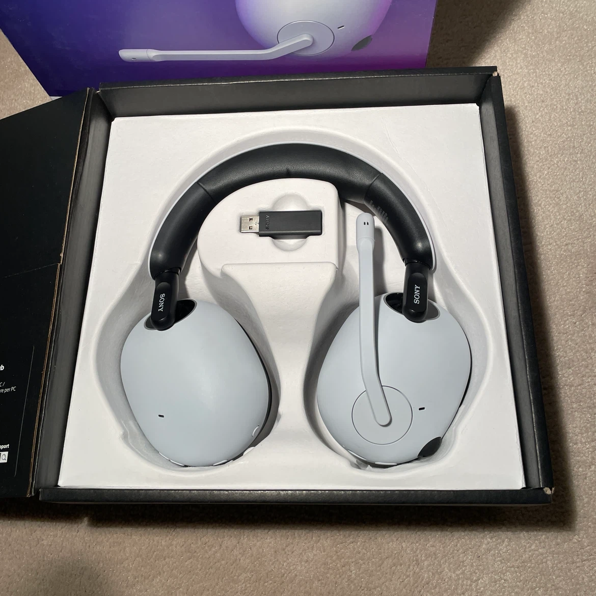 NEW! PS5 INZONE H9 Wireless Noise Cancelling Gaming Headset - photo 5