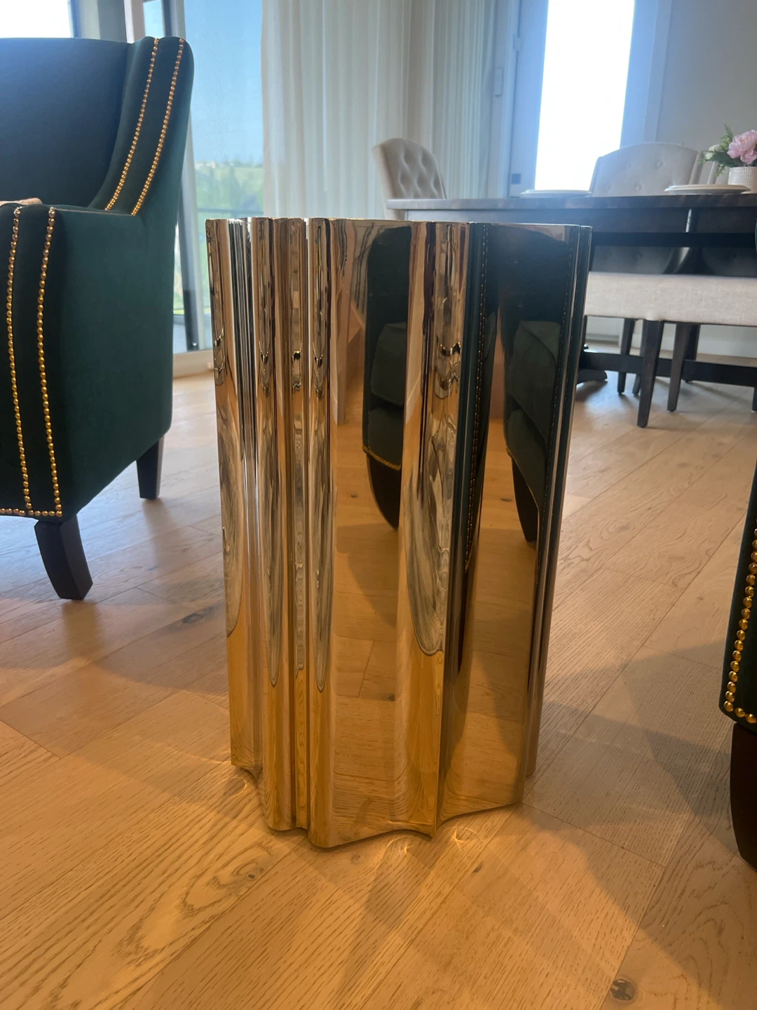 Chrome Accent Table - photo 2
