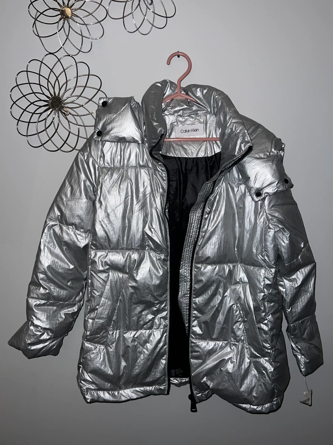 Calvin Klein Puffer Jacket - Silver - photo 2