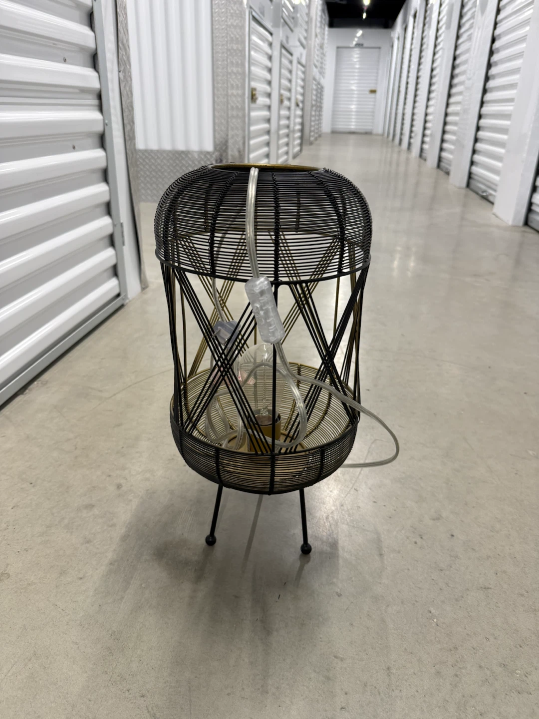 Wire Cage Table Lamp - photo 2