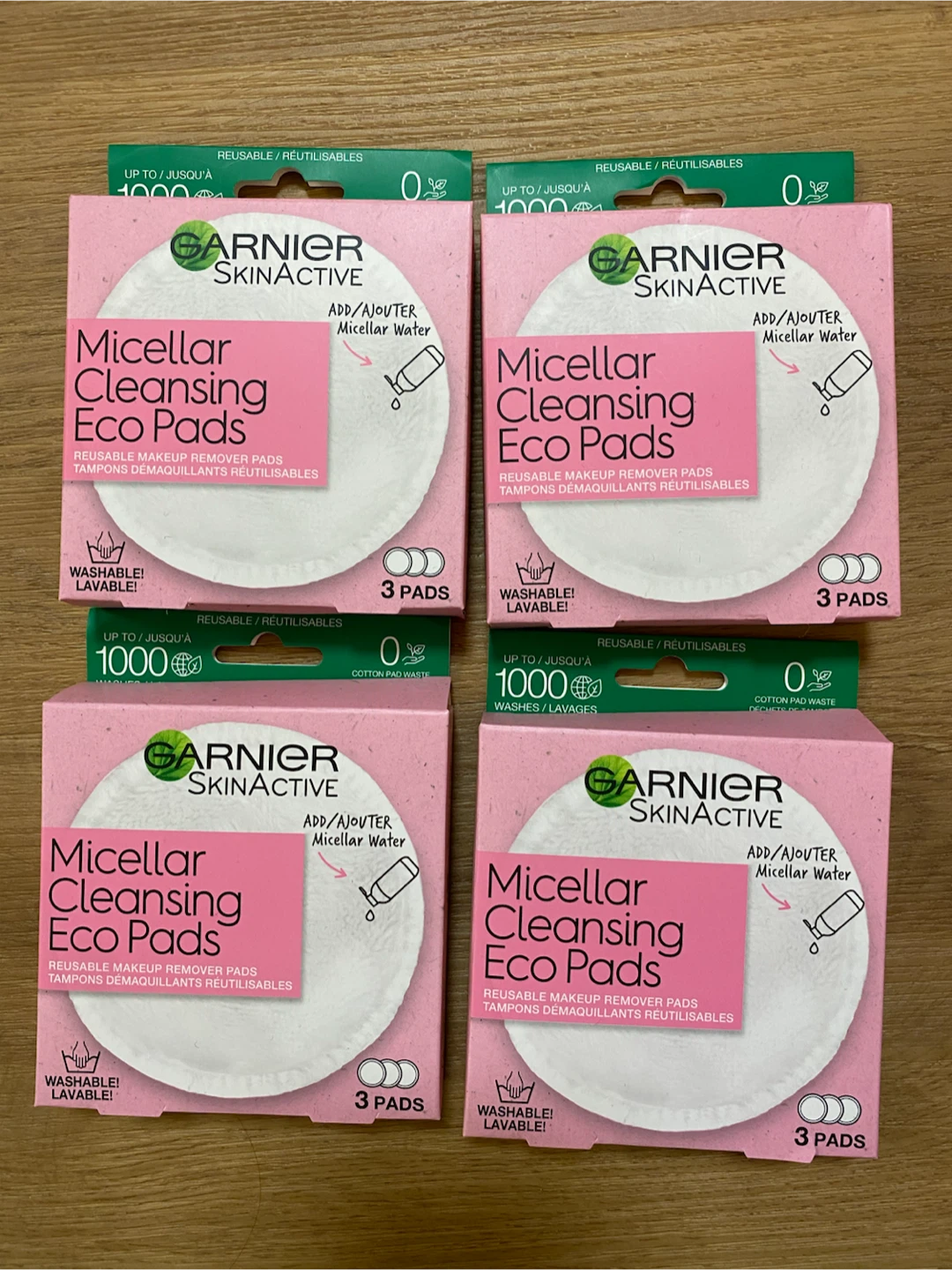 [$10 each] Garnier SkinActive Micellar Cleansing Eco Pads