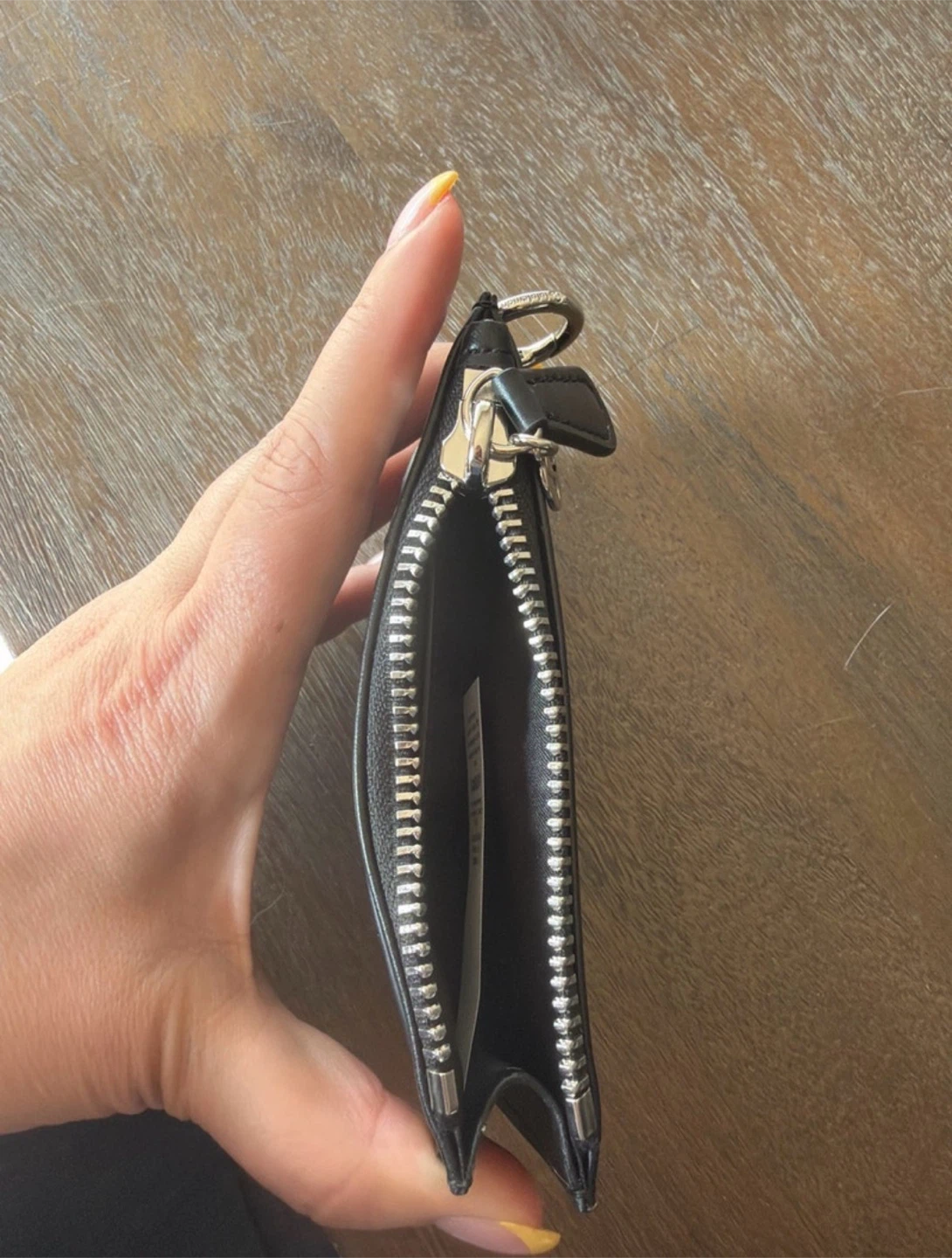 Lululemon Black Card Holder with Zipper - photo 3