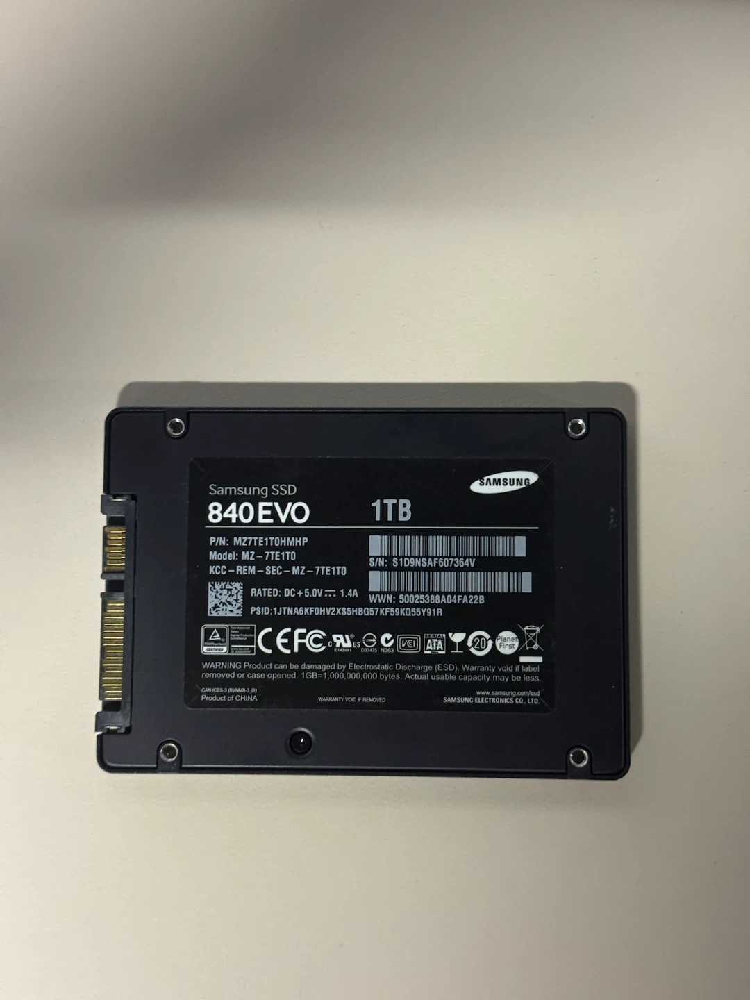 Samsung 840 EVO 1TB Solid State Drive